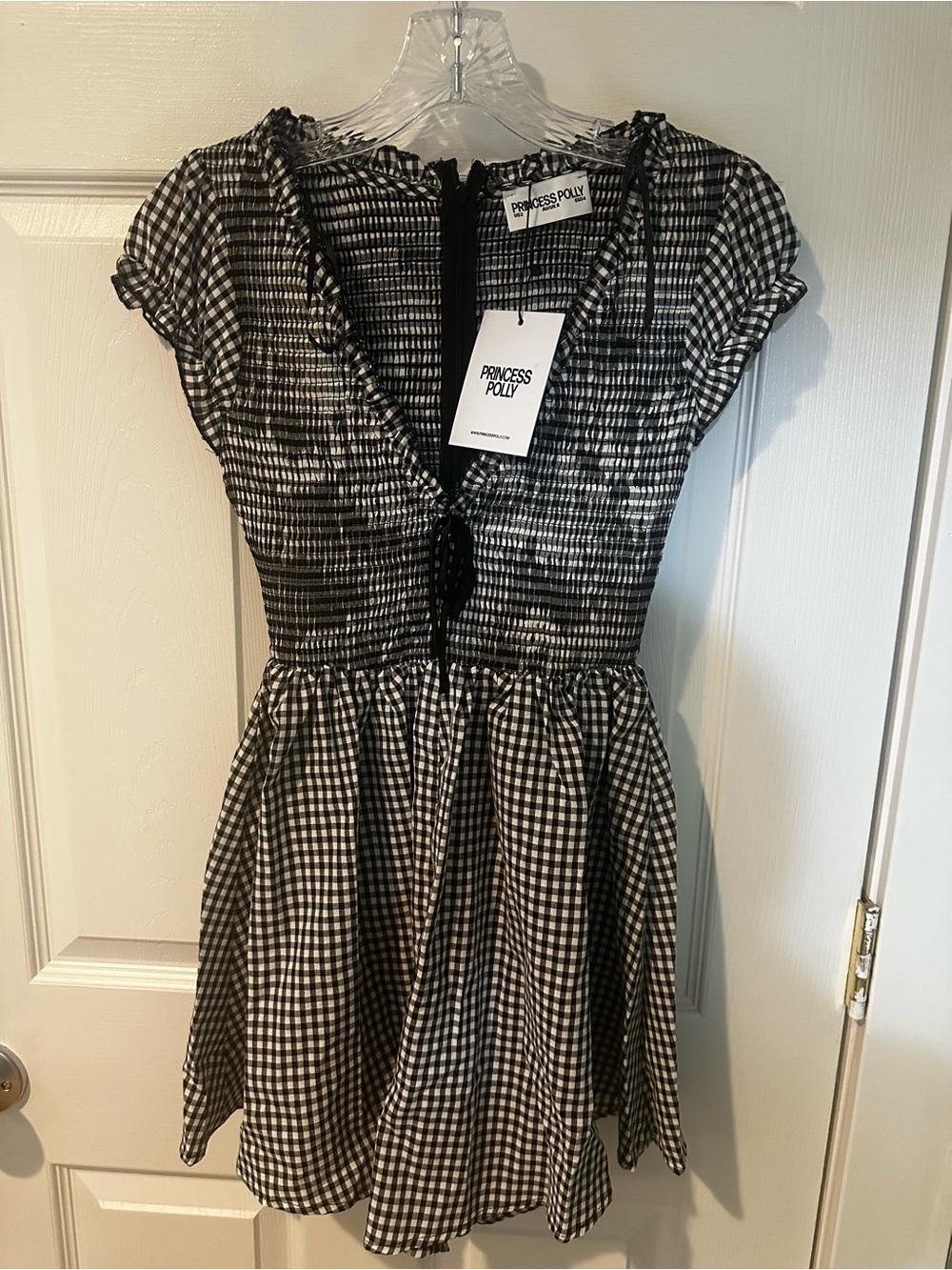 Princess Polly black and white romper